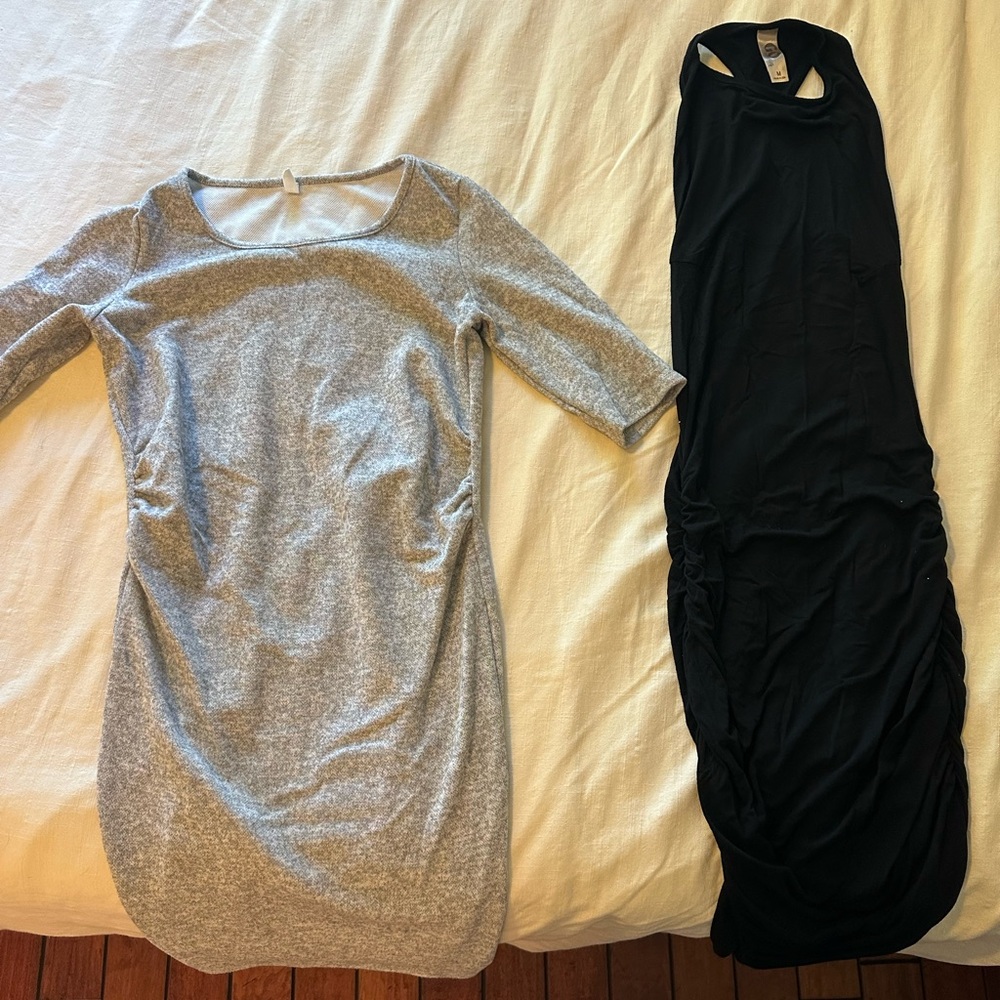 2 maternity dresses